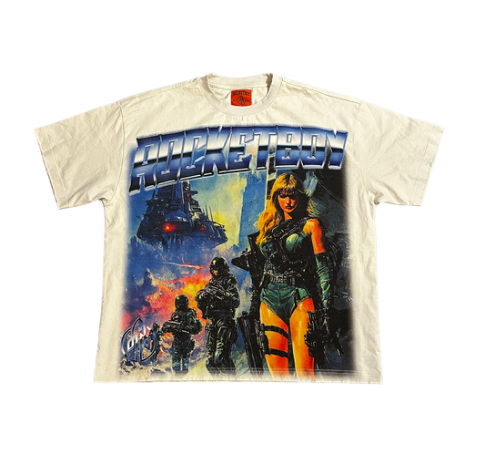 Battle Angel Tee (White)