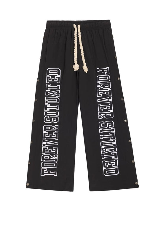 FS Nylon Track Pants Black (FSNYLON2BL)