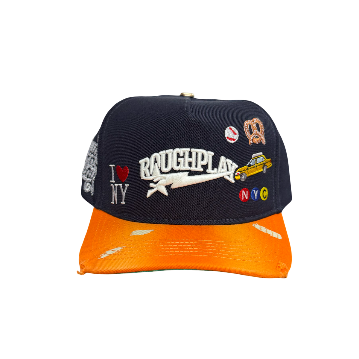 RoughPlay RP SNAPBACK (NAVY/ORANGE)