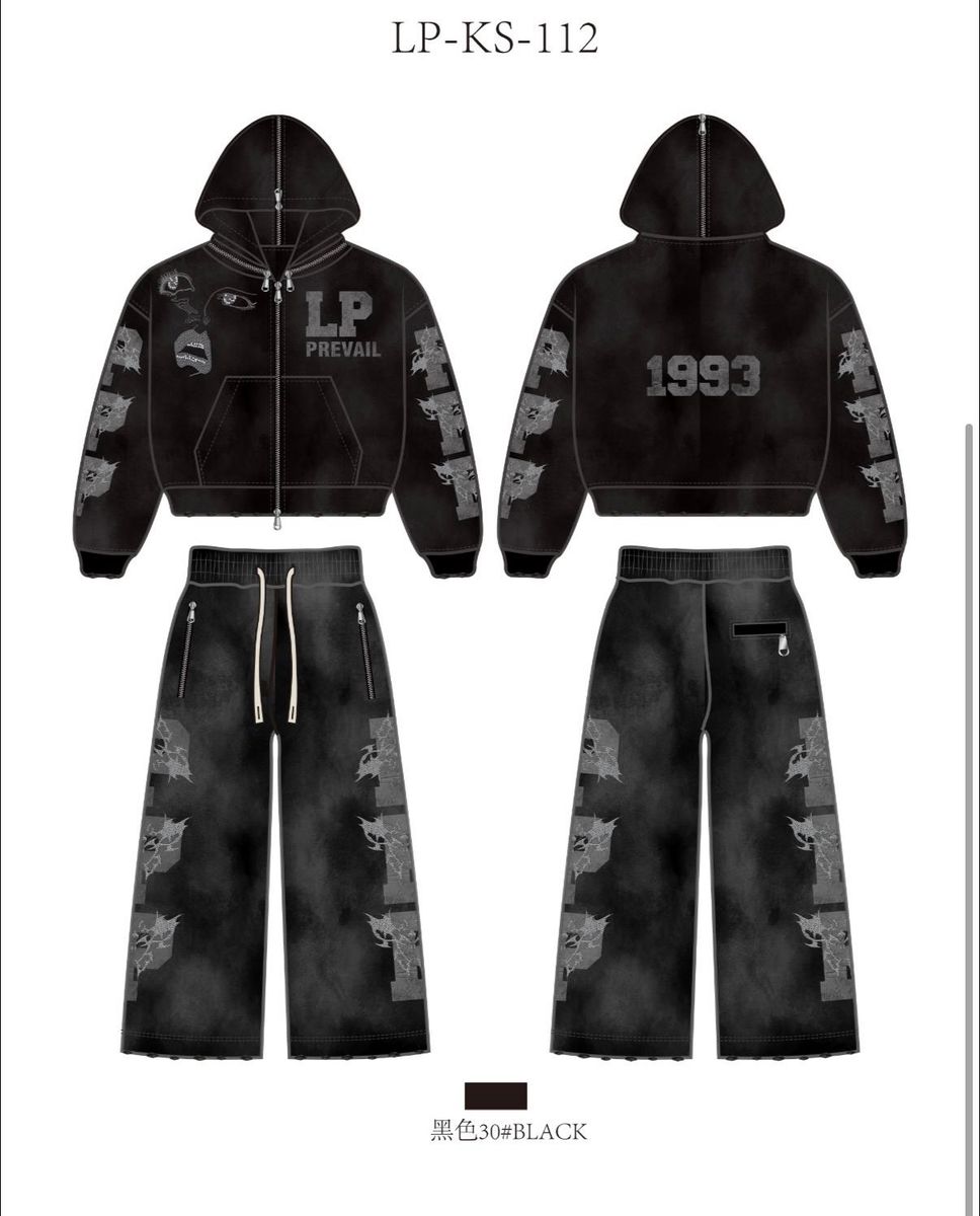 Legends No Fear Sweatsuit Black (112)