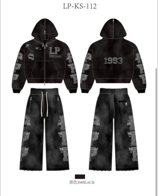 Legends No Fear Sweatsuit Black (112)