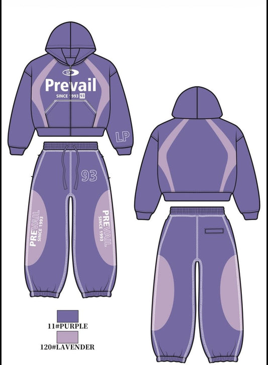 Legends Prevail Since 93 Sweatsuit - Lavender (181)
