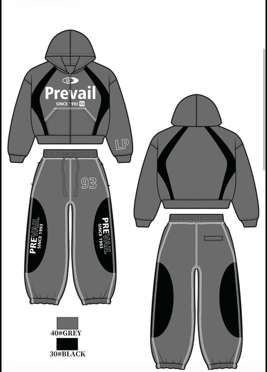 Legends Prevail Since 93 Sweatsuit - Gry/Blk (181)