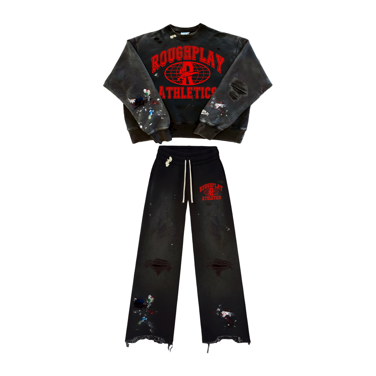 RoughPlay CREW NECK SET 'BLACK/RED'