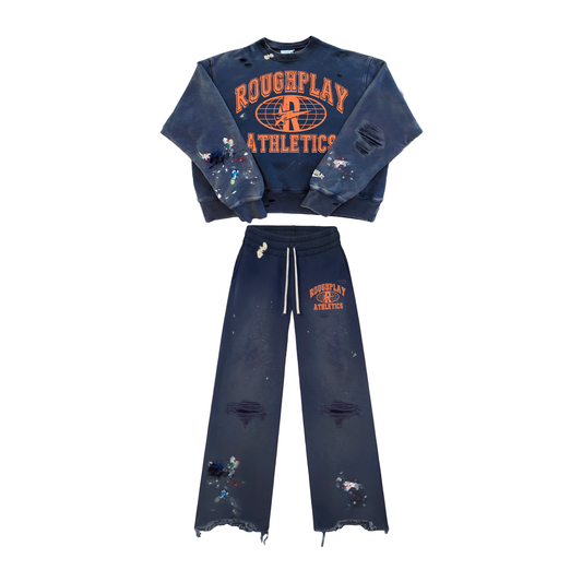 RoughPlay CREW NECK SET 'NAVY/ORANGE'