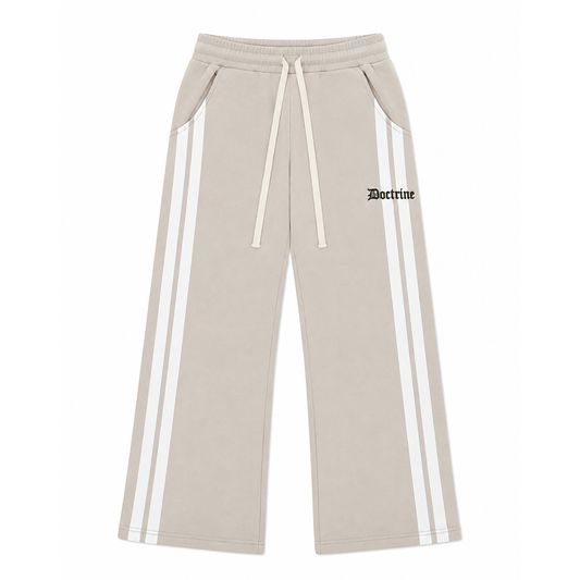 DOCTRINE DOUBLE STRIPE JOGGER (DBJ407) KHAKI