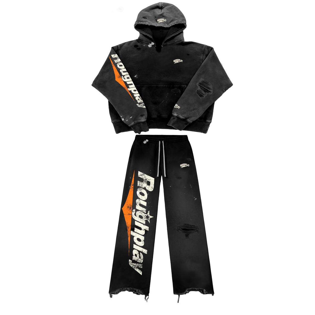 RoughPlay STRAIGHT LEG SET (BLACK/ORANGE)