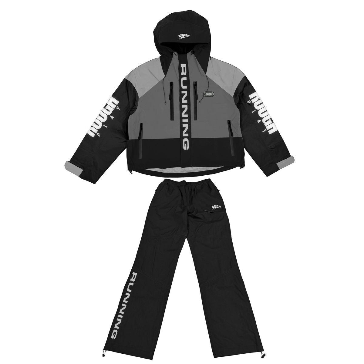 RoughPlay Water Resistance Tracksuit (Black)