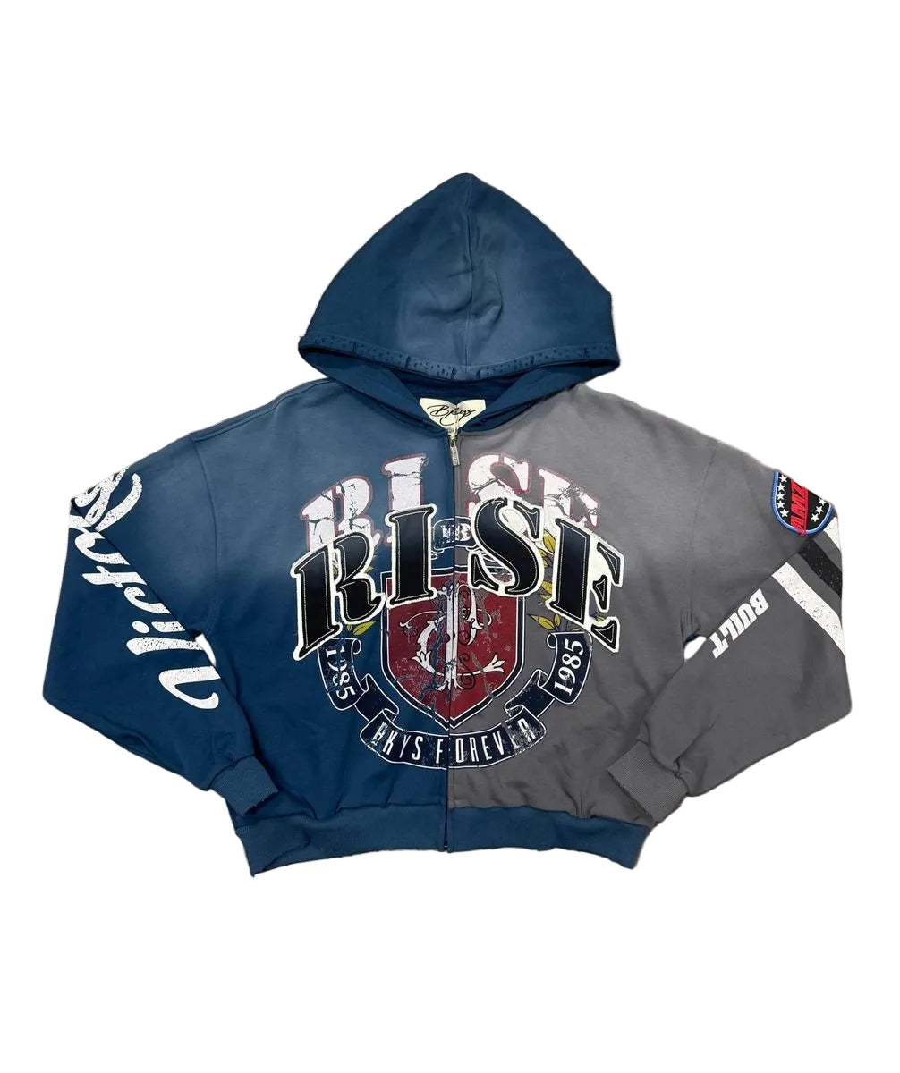 BKYS "Rise Club" F.Terry Hoodie- Navy