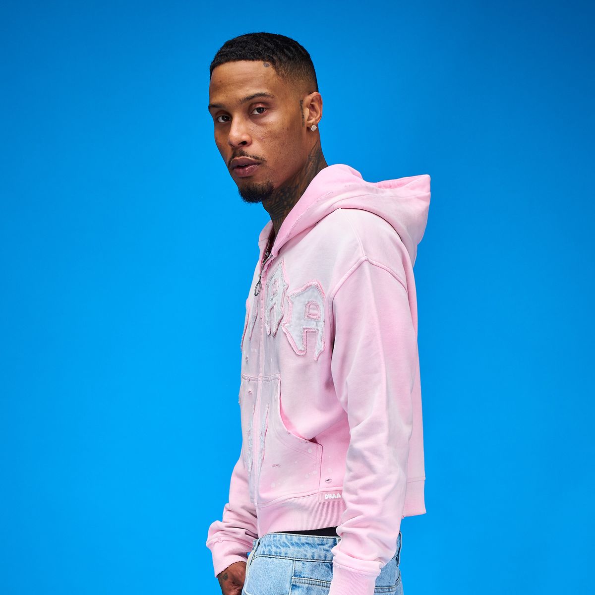 DUAA 33 PINK HOODIE