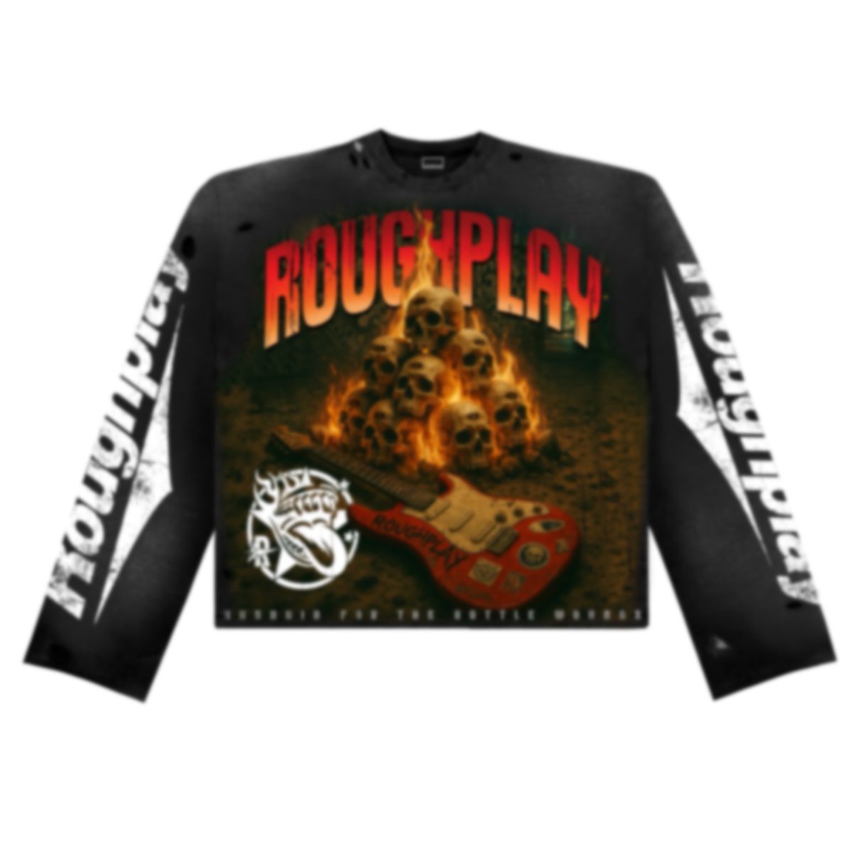 ROUGHPLAY SKULLS IN FLAMES LONG SLEEVE