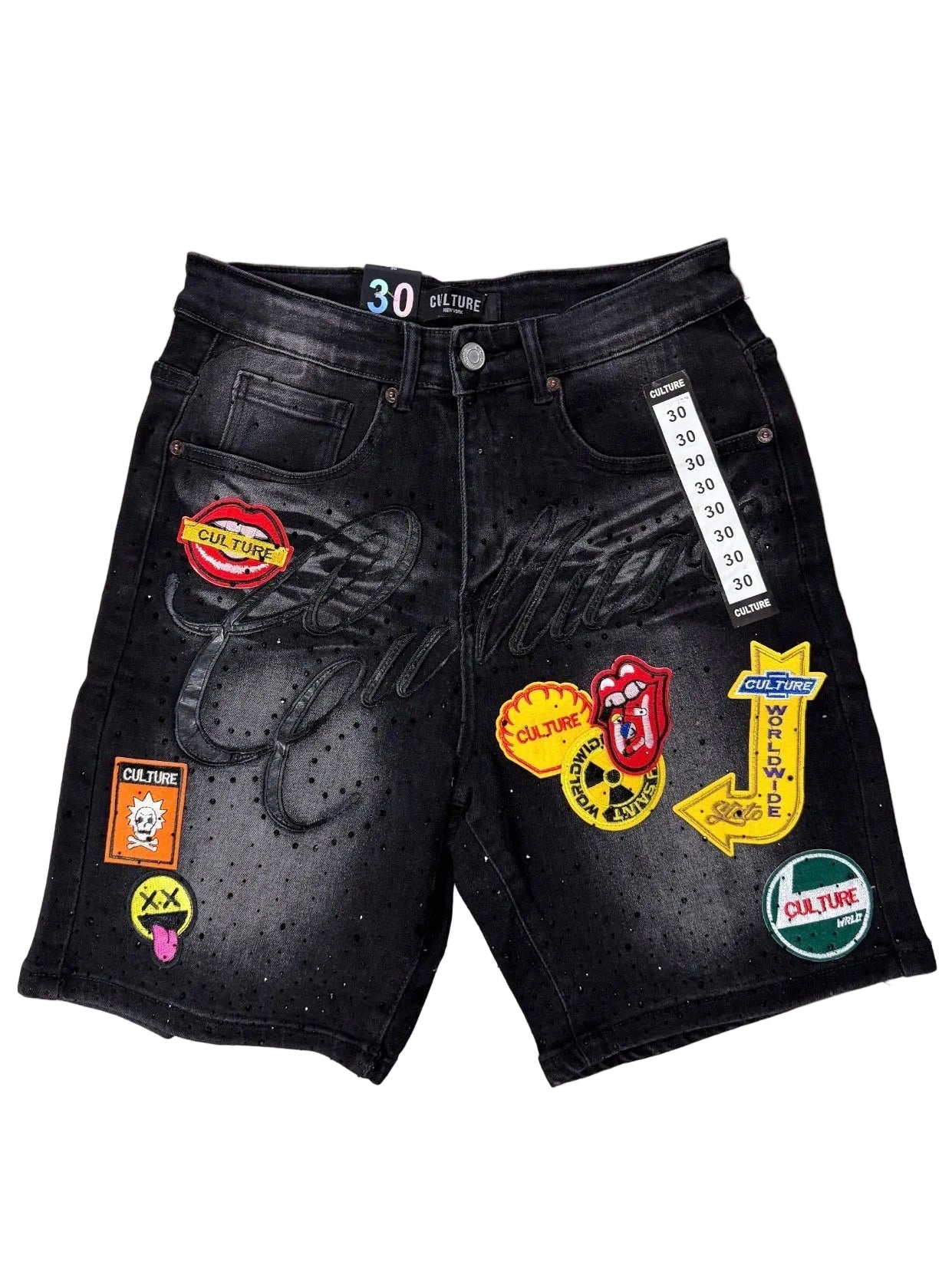 CULTURE DENIM SHORTS J9001-4