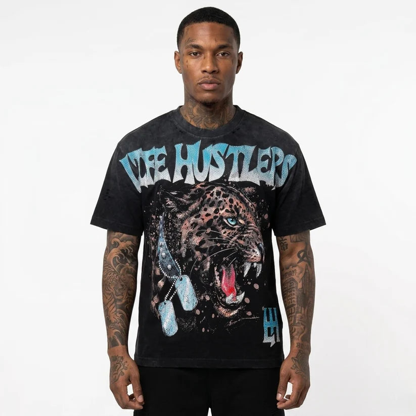Life Hustlers “Leopard” Black