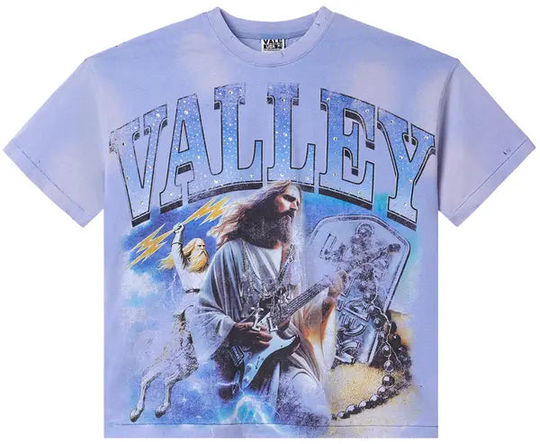 Vale Forever Holy Metal Bling Tee 'Periwinkle'