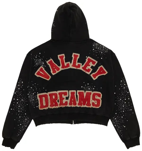 VALE FOREVER PLUTO CLUSTER ZIP UP 'BLACK'