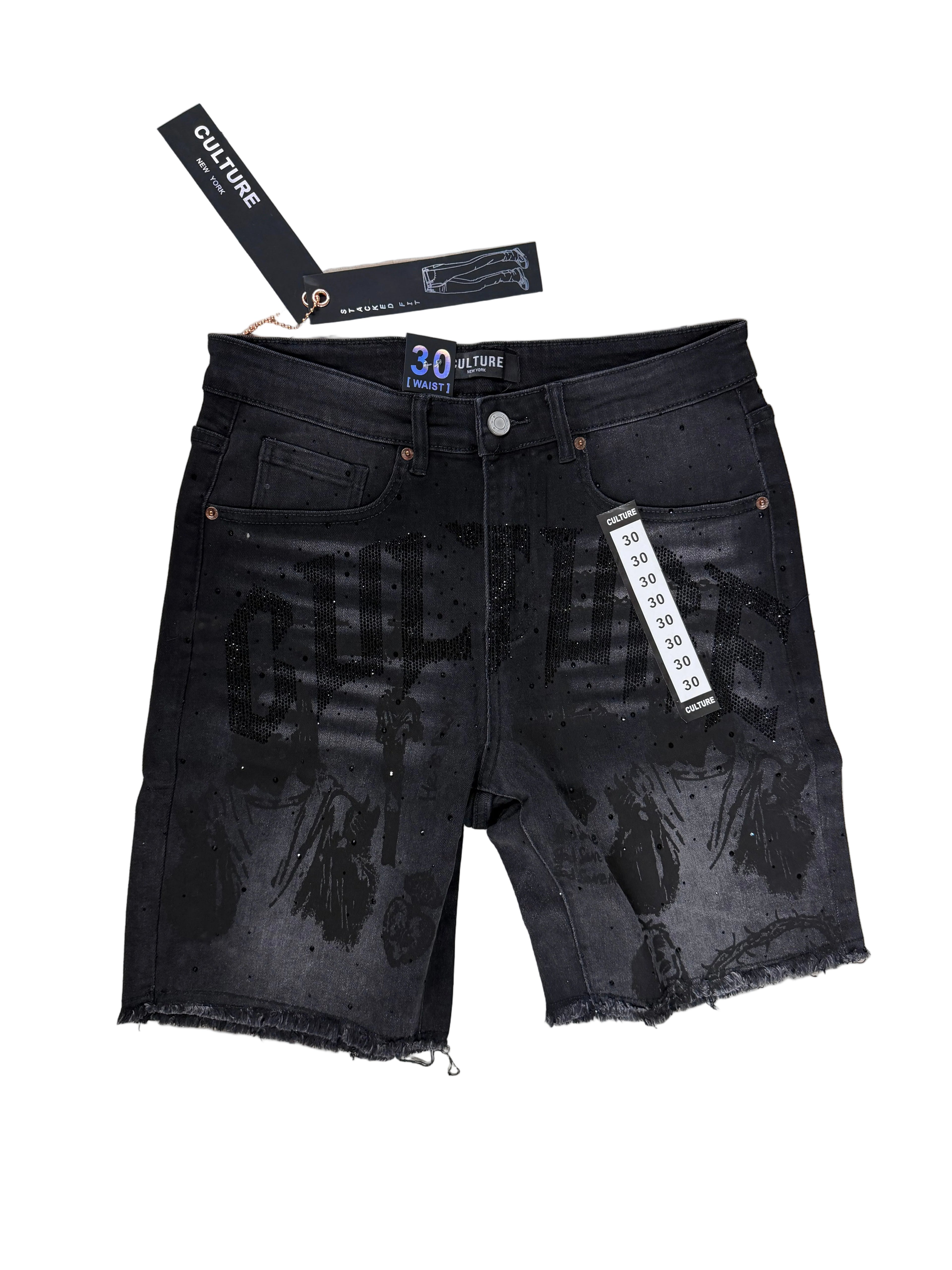 CULTURE DENIM SHORTS J9003-1