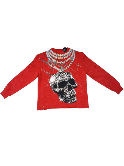 FROST SINNERS WELCOME CREWNECK F4121 (RED)