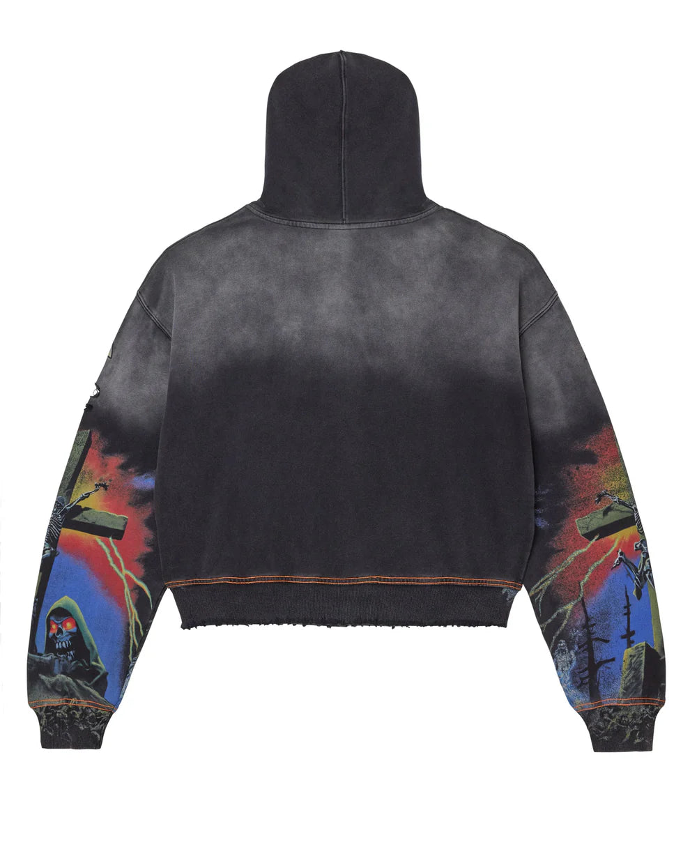 VALE FOREVER DAMNED BIG ZIP UP [BLACK]