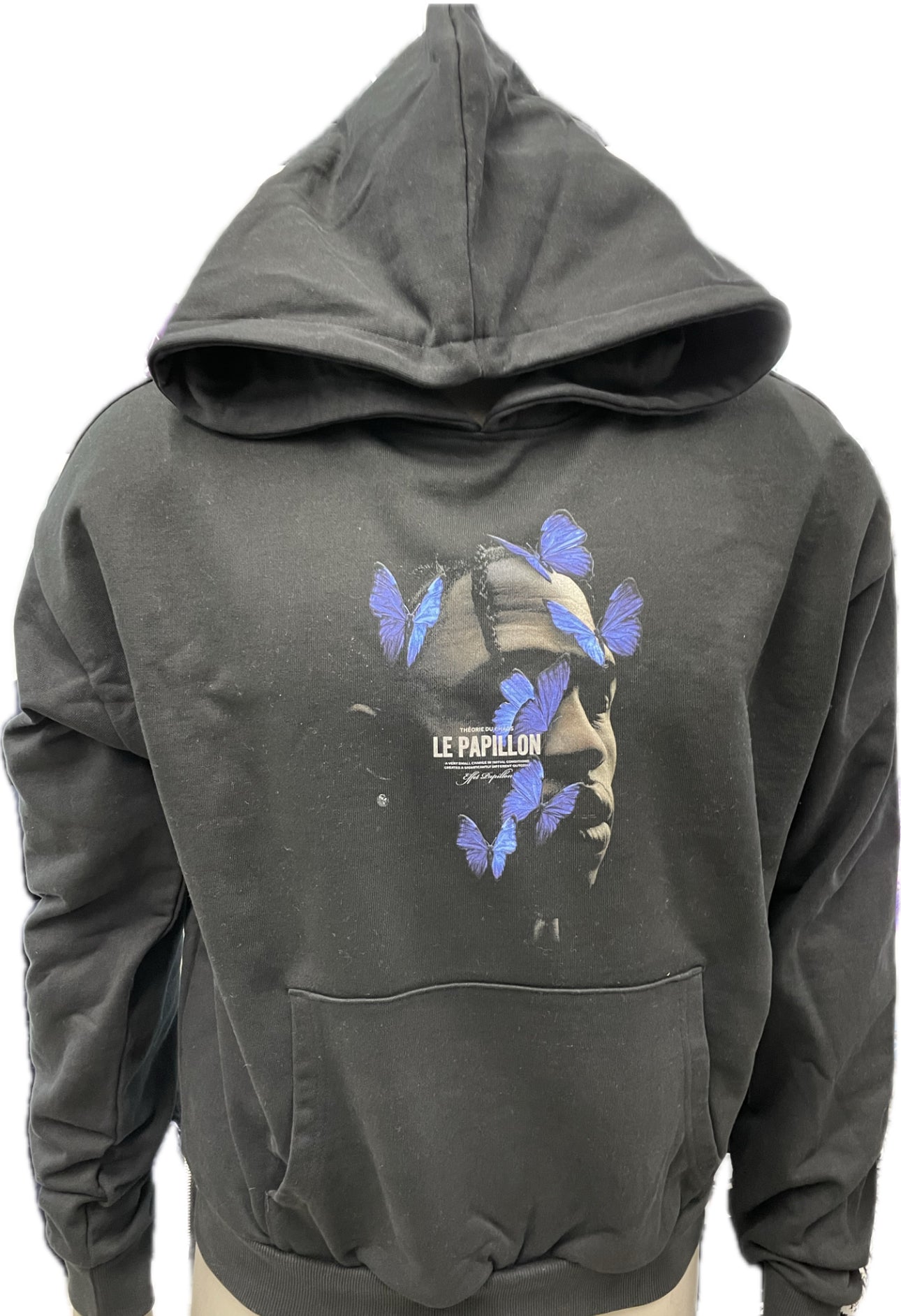 UPSCALE LE PAPILLION 2.0 HOODIE MTUS037-BLACK