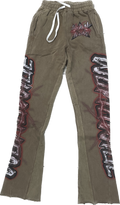 GLOBAL ICONS FLARE SWEATS- BROWN