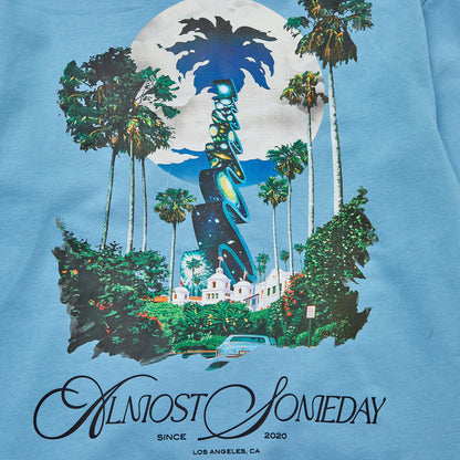 ALMOST SOMEDAY STAIRWAY HOODIE C9-94-BABY BLUE