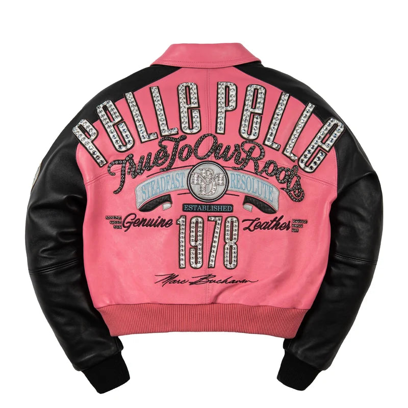 Pelle Pelle True To Our Roots Womens Jacket *Rhinestone* (326-37608-PBL)