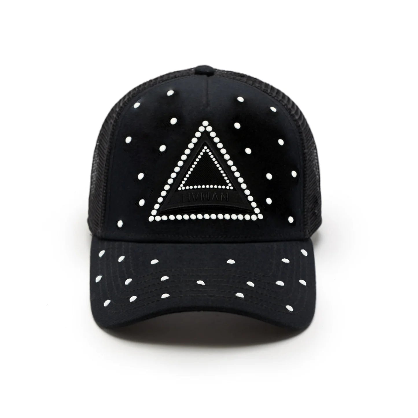 HVMAN TRIANGLE LOGO MESH TRUCKER HAT (326AC-HC07A)