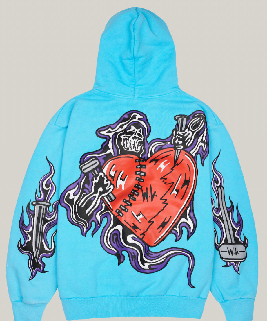 WARREN LOTAS 'Broken Heart Reaper Hoodie' (CIRCA 2023 BD)