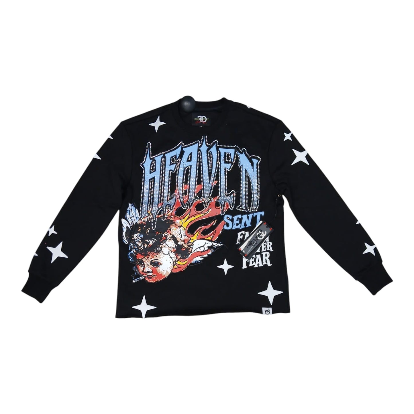 FROST HEAVEN SENT CREWNECK F4330 (BLACK)