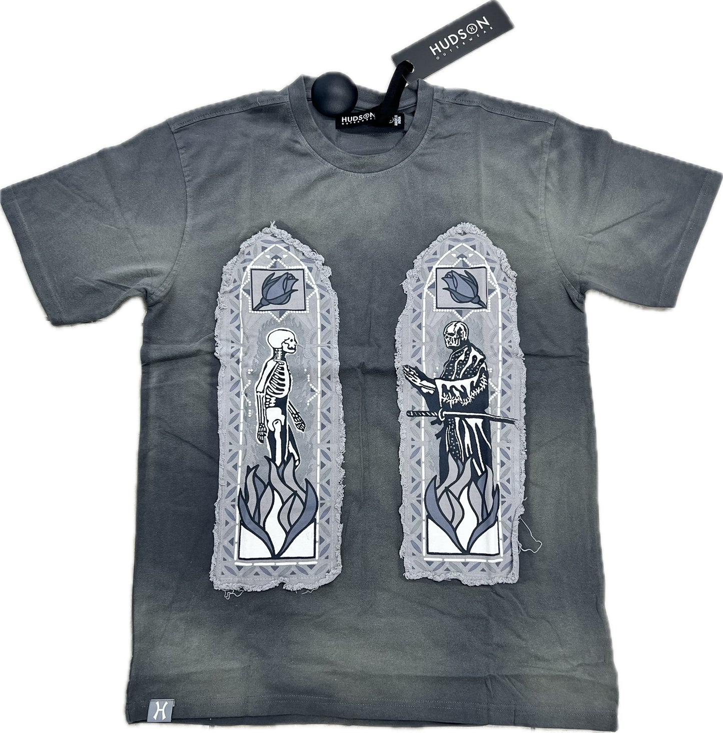 HUDSON BONES STAINED GLASS TEE(489)-GREY