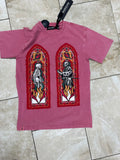 HUDSON BONES STAINED GLASS TEE-MAROON
