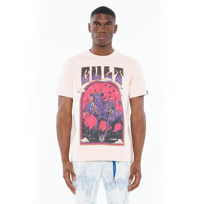 CULT SHORT SLEEVE CREW NECK TEE "ORTHRUS" (625A4-K43A)