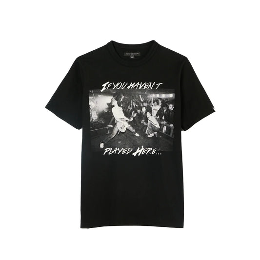 CULT SHORT SLEEVE CREW NECK TEE "PLAY HERE" (625A5-K79A)