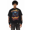Cult x El Alfa Premium Long Sleeve Thermal Shirt "Cobra" in Black 625B8-LS26A