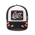 CULT MESH BACK TRUCKER CURVED VISOR " STARS" (626BC-CH48A)
