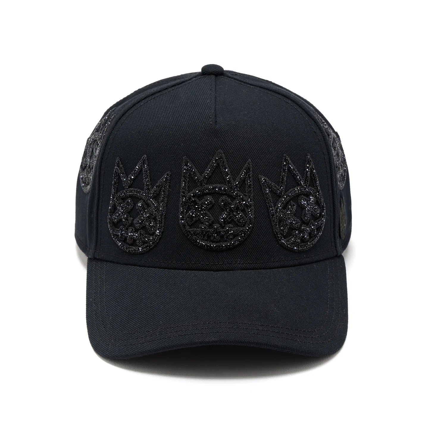 CULT A FRAME CURVED VISOR " MULTI BLACK CRYSTAL LOGO" (626BC-CH51A)