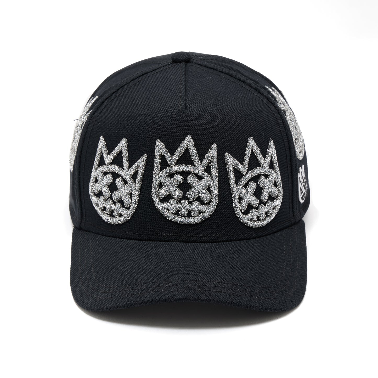 CULT A FRAME CURVED VISOR " MULTI CRYSTAL LOGO" (626BC-CH52A)