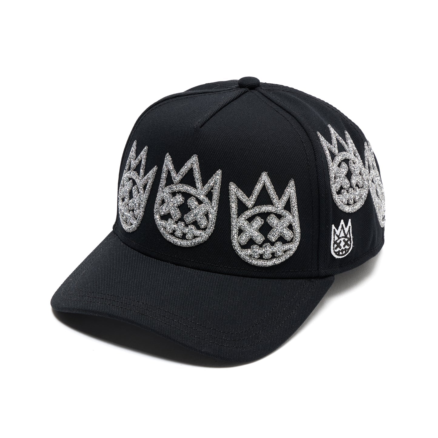 CULT A FRAME CURVED VISOR " MULTI CRYSTAL LOGO" (626BC-CH52A)