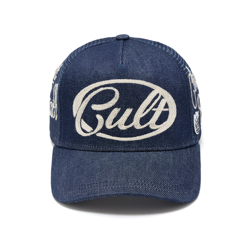 CULT MESH BACK TRUCKER CURVED VISOR " COMMUNITY" (626BC-CH53A)
