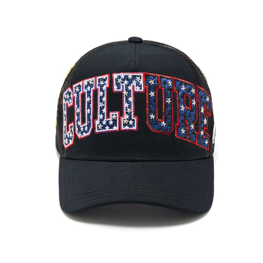 CULT MESH BACK TRUCKER CURVED VISOR " CULTURE" (626BC-CH55A)