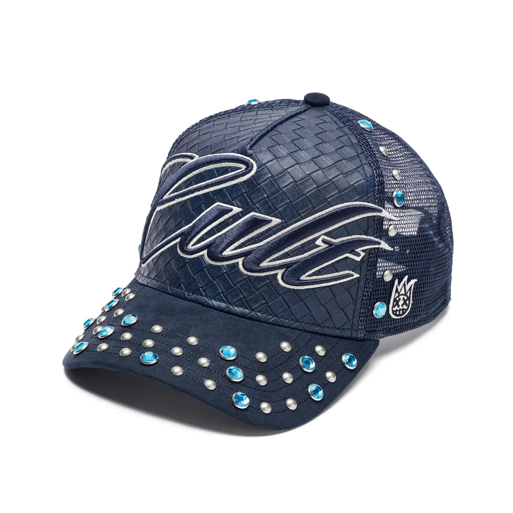 CULT MESH BACK TRUCKER CURVED VISOR " STUDS" (626BC-CH57A)