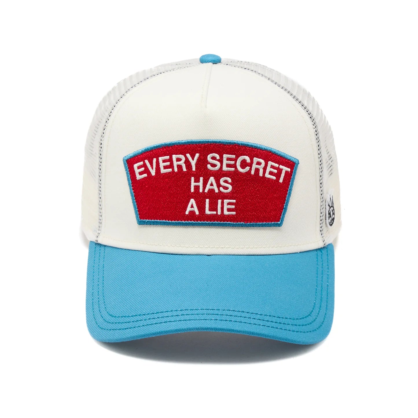 CULT MESH BACK TRUCKER CURVED VISOR " EVERY SECERT HAS A LIE " (626BC-CH65A)