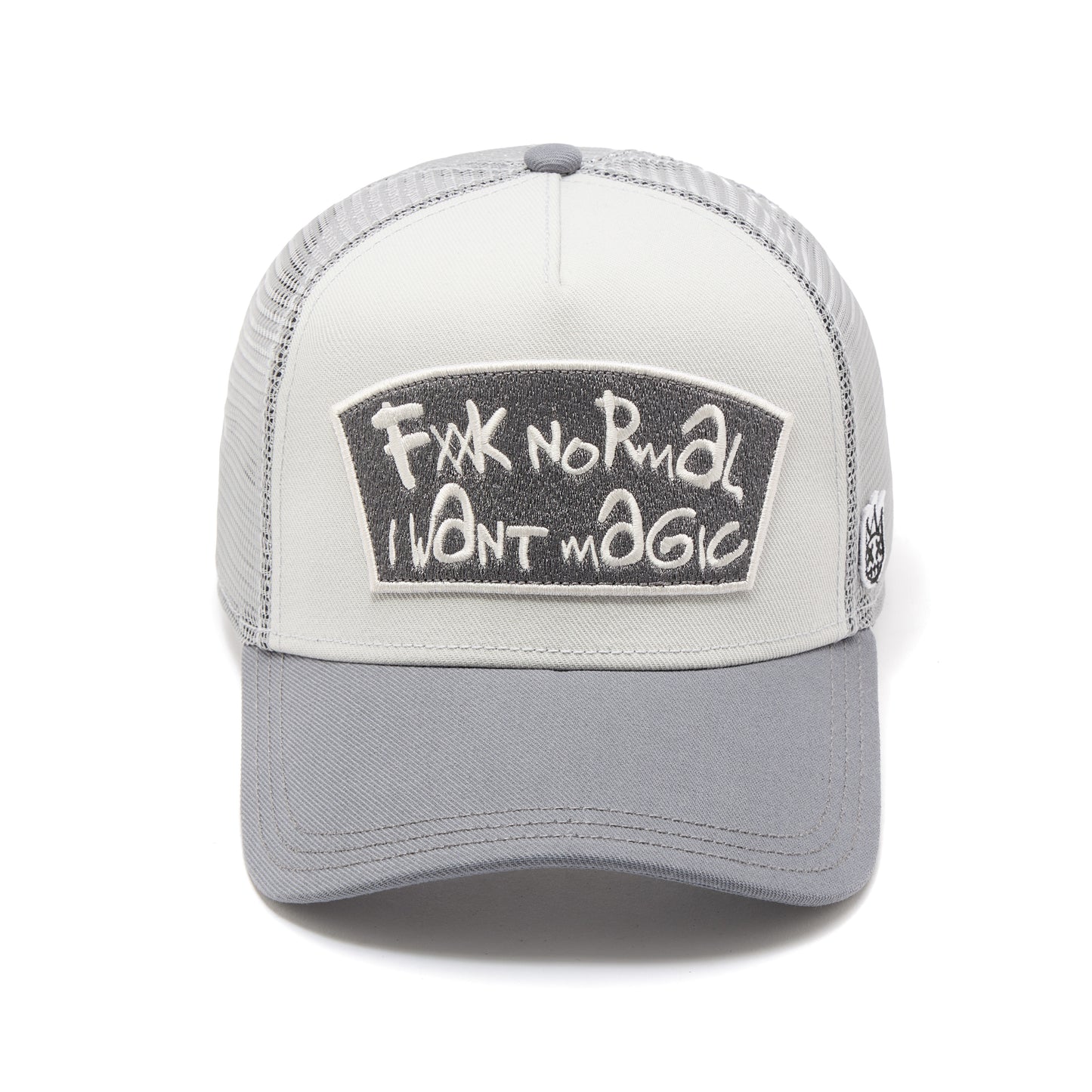CULT MESH BACK TRUCKER CURVED VISOR " FXXK NORMAL , I WANT MAGIC " (626BC-CH67A)