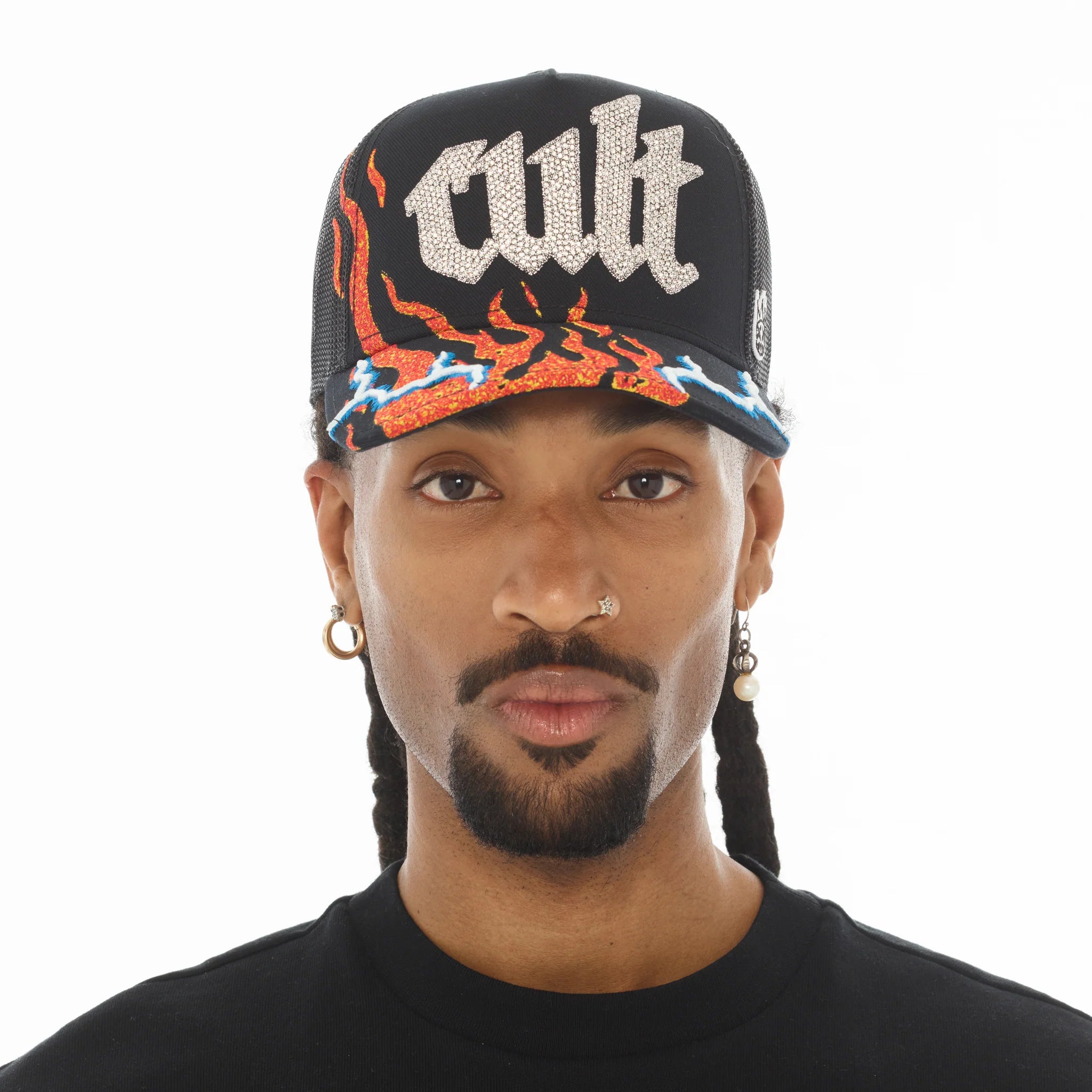 CULT Cult's Mesh Back Trucker Hat "Flame"(626BC-CH75B)