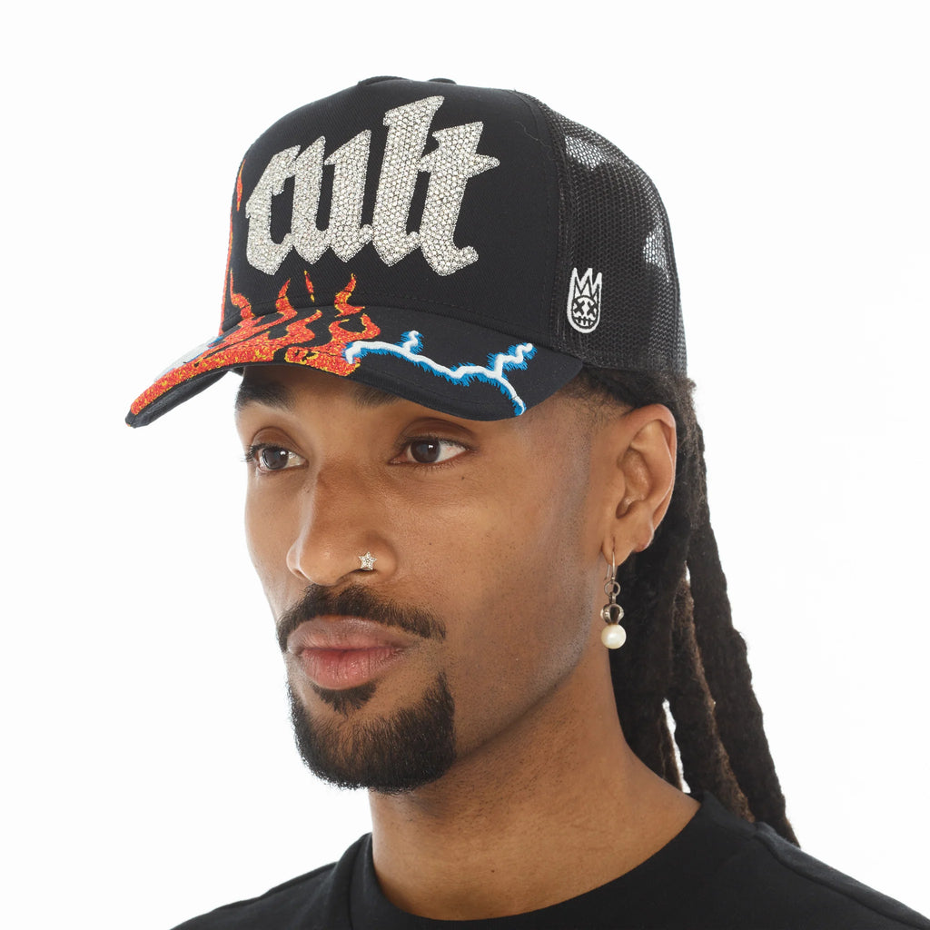 CULT Cult's Mesh Back Trucker Hat "Flame"(626BC-CH75B)
