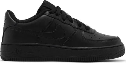 NIKE AIR FORCE 1 LE TRIPLE BLACK  "GS" DH2920-001