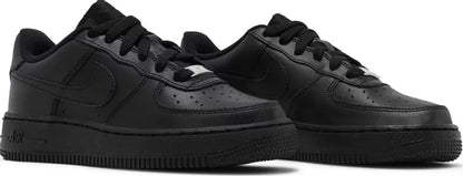 NIKE AIR FORCE 1 LE TRIPLE BLACK  "GS" DH2920-001