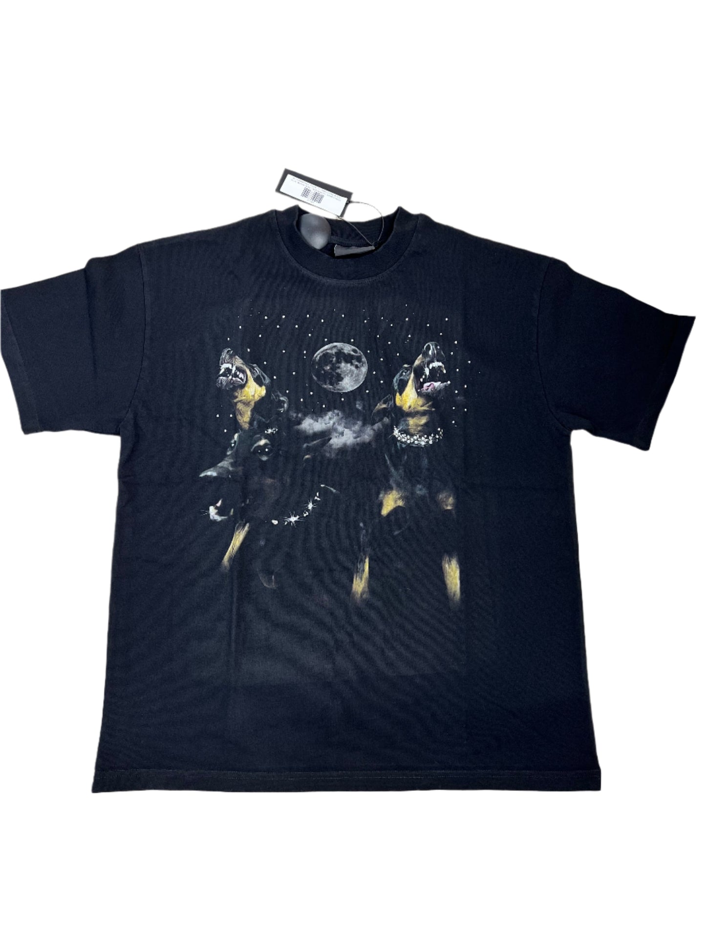 NEW MANNERS LOYALTY TEE RHINESTONE BLACK