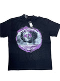 NEW MANNERS BLINDED TEE BLACK/PURPLE