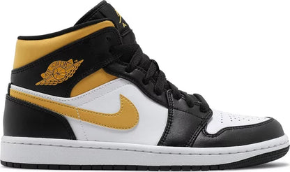 Air Jordan 1 Mid 'Black University Gold' 554724-177